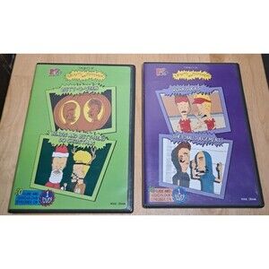 2 DVD'S Beavis and Butt-Head Best of, Butt-O-Ween & Work Sucks
